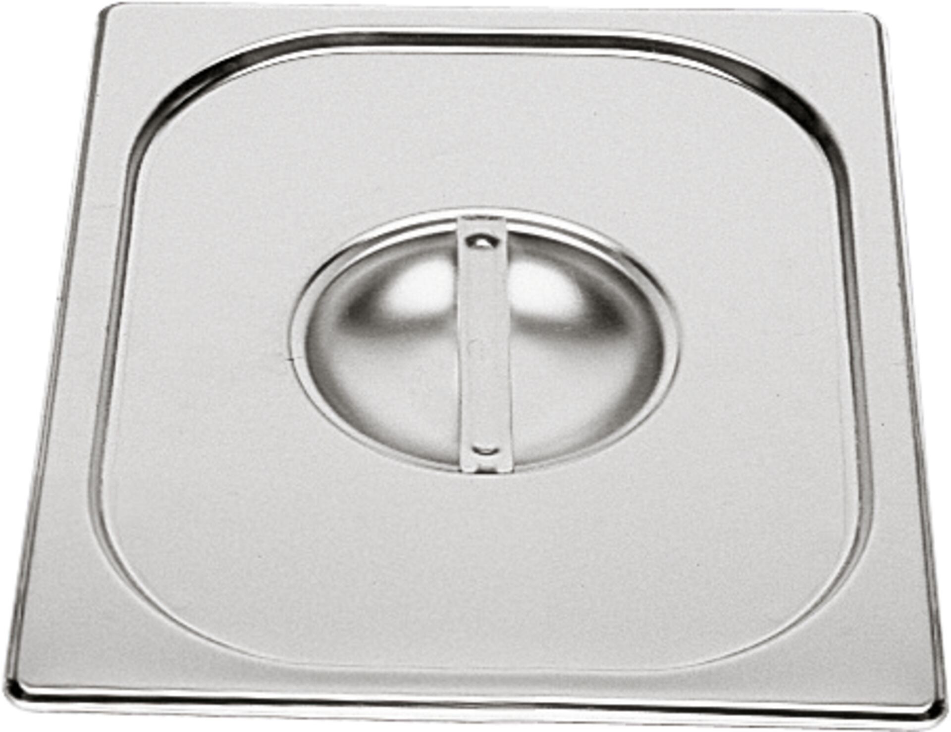 GN-Deckel ohne Löffelausschnitt Edelstahl für 1/6